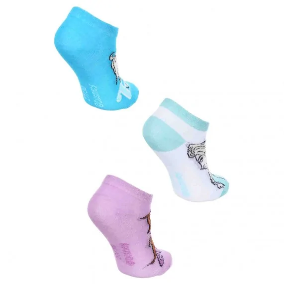 Lote de 3 pares de calcetines para niña "Reines Des Neiges (Calcetines) French Market chez FrenchMarket