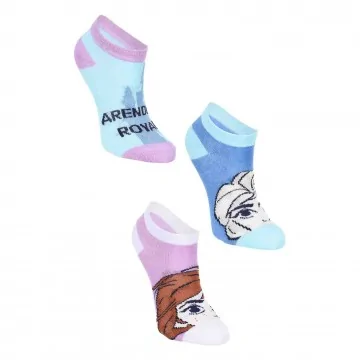 Lot de 3 Paires de Socquettes Fille "Reines Des Neiges" (Chaussettes) French Market chez FrenchMarket