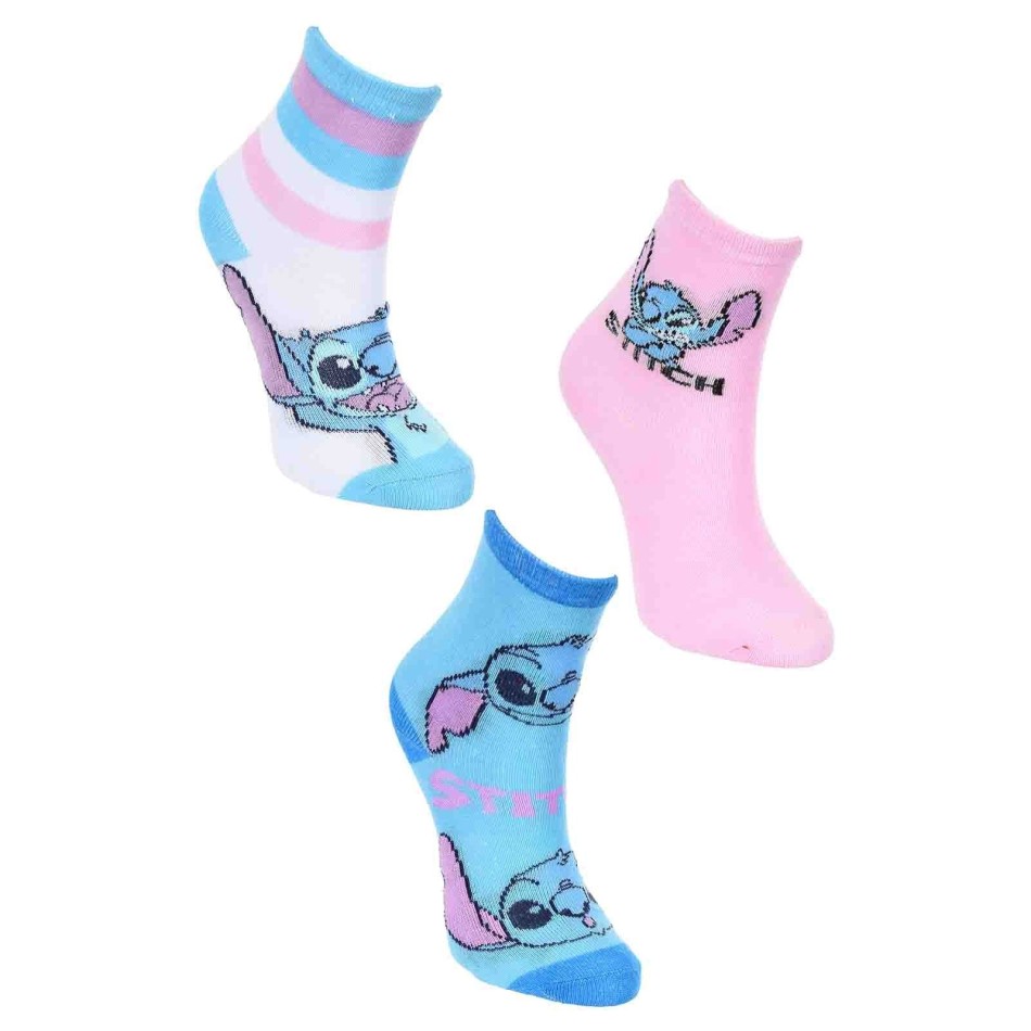 Lot de 6 Paires de Chaussettes Fille "Lilo & Stitch"