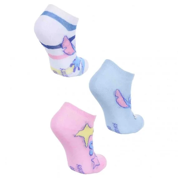 Lilo & Stitch 3-Pair Girls' Sock Set (Socks) French Market on FrenchMarket