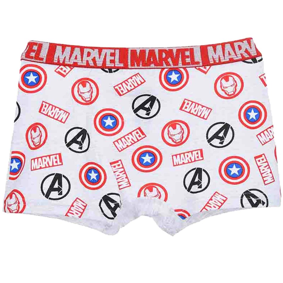 Set med 4 Marvel Avenger bomullsboxershorts för pojkar