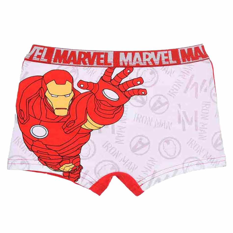 Set med 4 Marvel Avenger bomullsboxershorts för pojkar