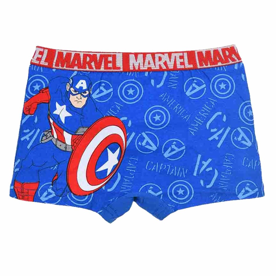 Set med 4 Marvel Avenger bomullsboxershorts för pojkar