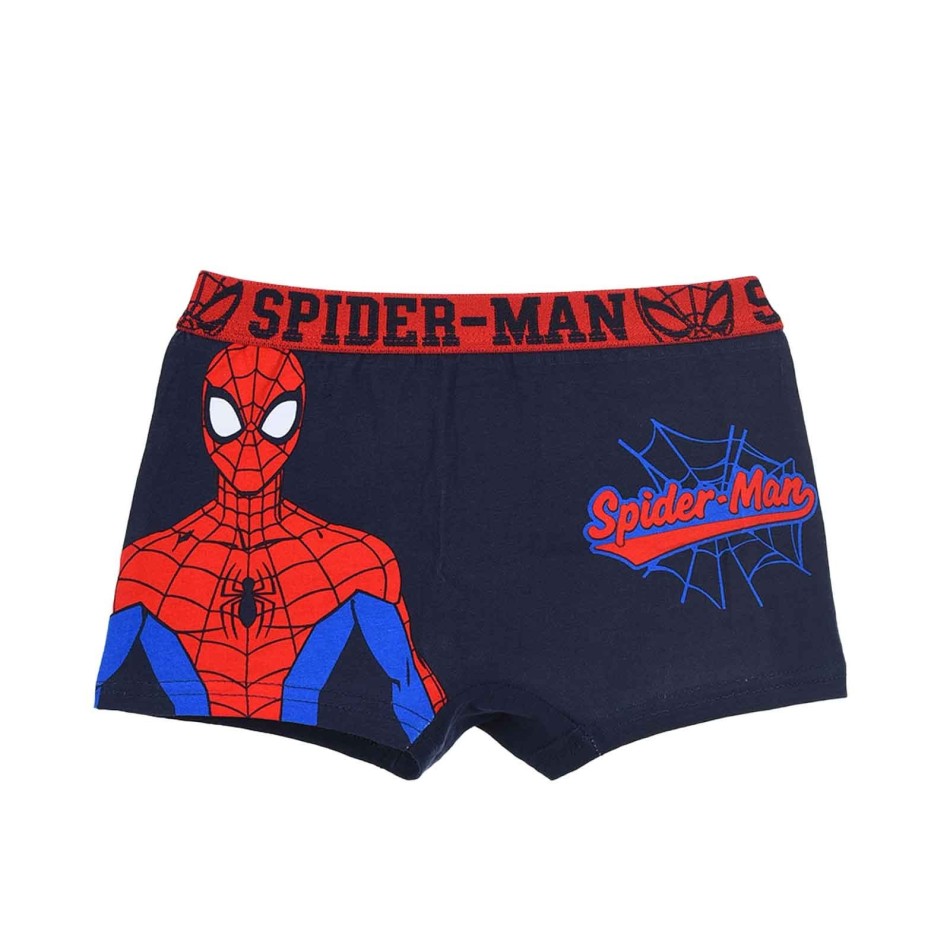 Set med 4 boxershorts av bomull Spider-Man Marvel för pojkar
