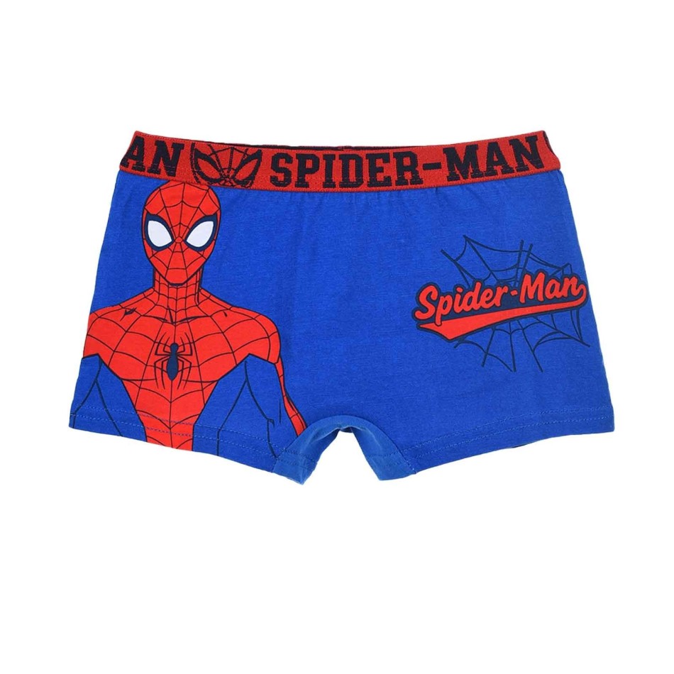 Set med 4 boxershorts av bomull Spider-Man Marvel för pojkar