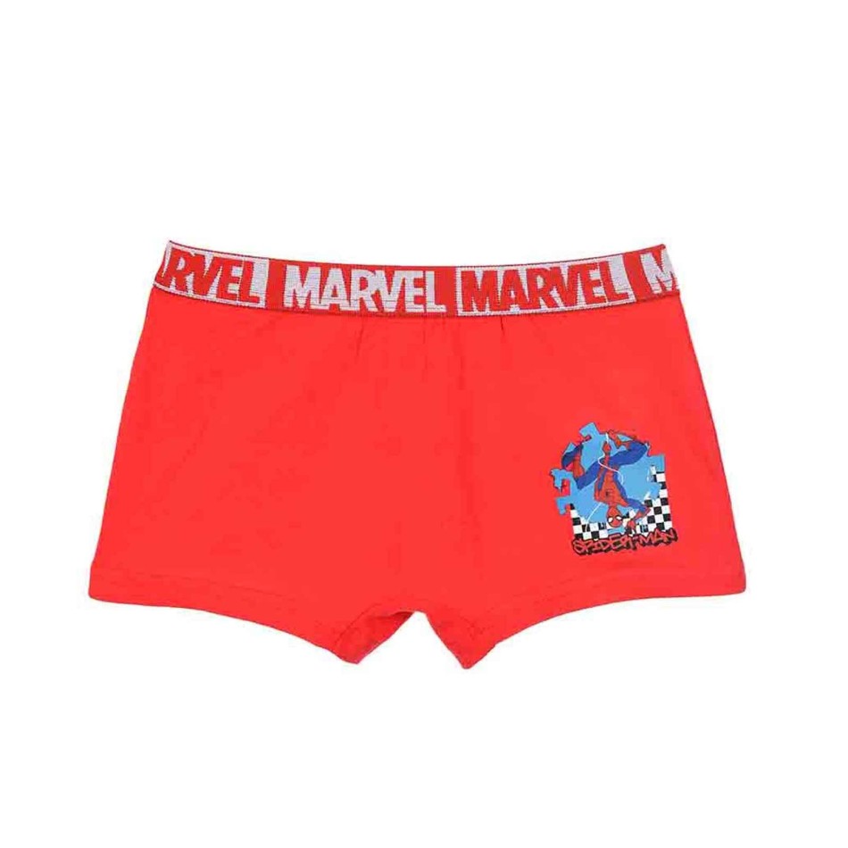 Lot de 4 Boxers Coton Garçon Spider-Man Marvel