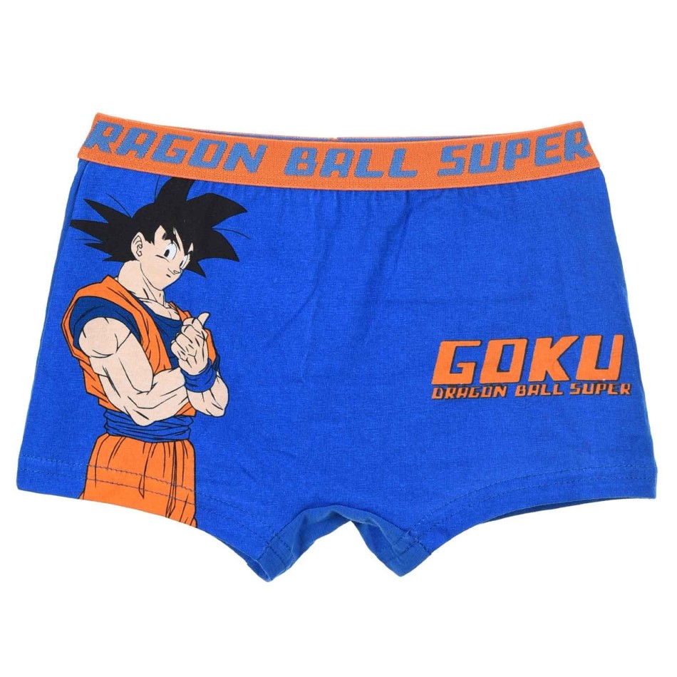 Set med 4 Dragon Ball Super bomullsboxershorts för pojkar - Officiell Goku | Comfort & Style Manga
