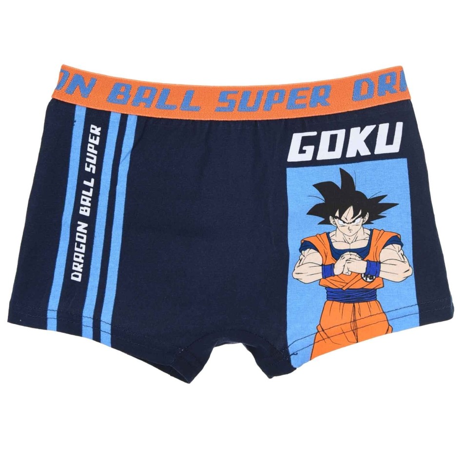 Set med 4 Dragon Ball Super bomullsboxershorts för pojkar - Officiell Goku | Comfort & Style Manga