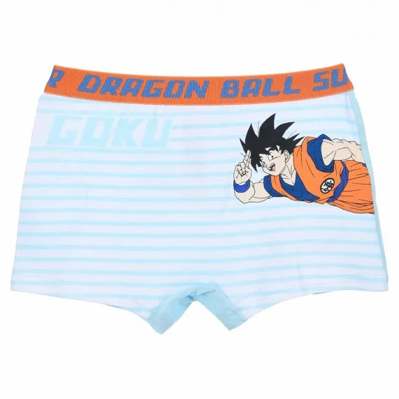 Set van 4 Dragon Ball Super katoenen boxershorts voor jongens (Set jongensboxershorts) French Market chez FrenchMarket