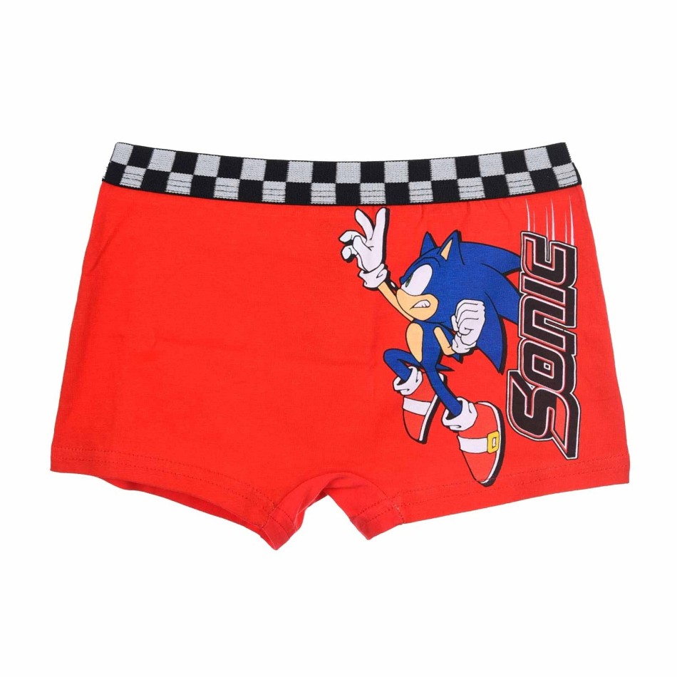 Lot de 4 Boxers Coton Garçon "SONIC The Hedgehog""