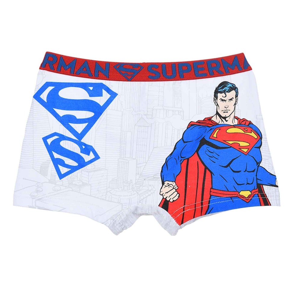 Set med 4 Superman-boxershorts i bomull för pojkar - DC Comics officiella licens | Komfort och hjältar