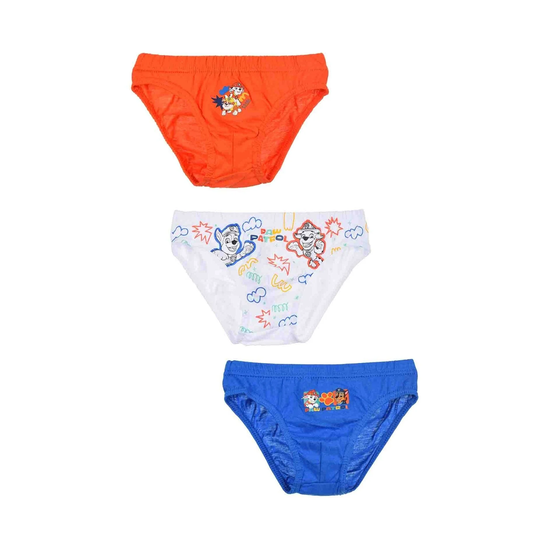 Mutandine Bambino Paw Patrol - Multipack In Cotone Pettinato, Per Ogni Giorno, Vasino E Regali