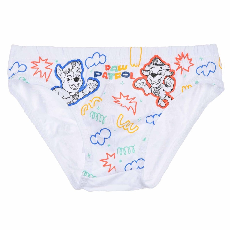 La Pat' Patrouille | Lot de 3 Slips Coton Garçon - 100% Coton