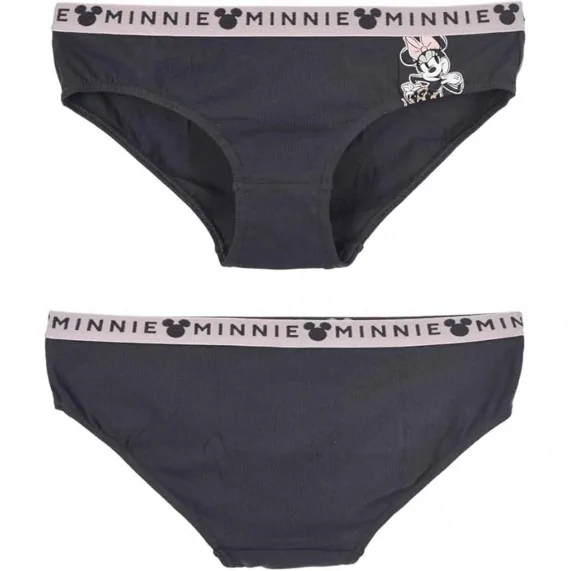 Set di 2 slip da donna in cotone "Minnie Disney (Mutandine) French Market chez FrenchMarket