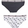 Set di 2 slip da donna in cotone "Minnie Disney (Mutandine) French Market chez FrenchMarket