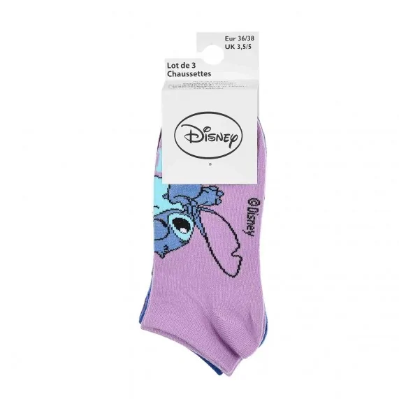 Set di 3 paia di calzini da donna in cotone Lilo & Stitch (Calzini) French Market chez FrenchMarket
