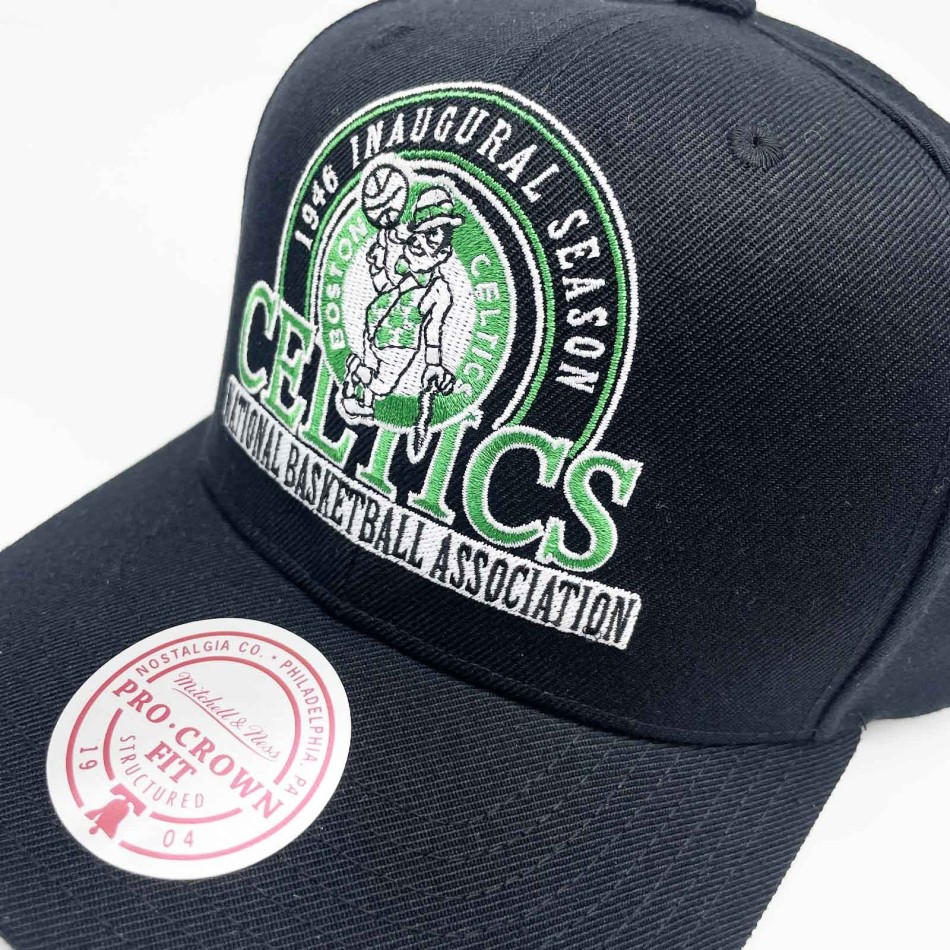 Cappellino NBA "Inaugural Team Pro Crown" dei Boston Celtics HWC (Cappello NBA) Mitchell & Ness chez FrenchMarket
