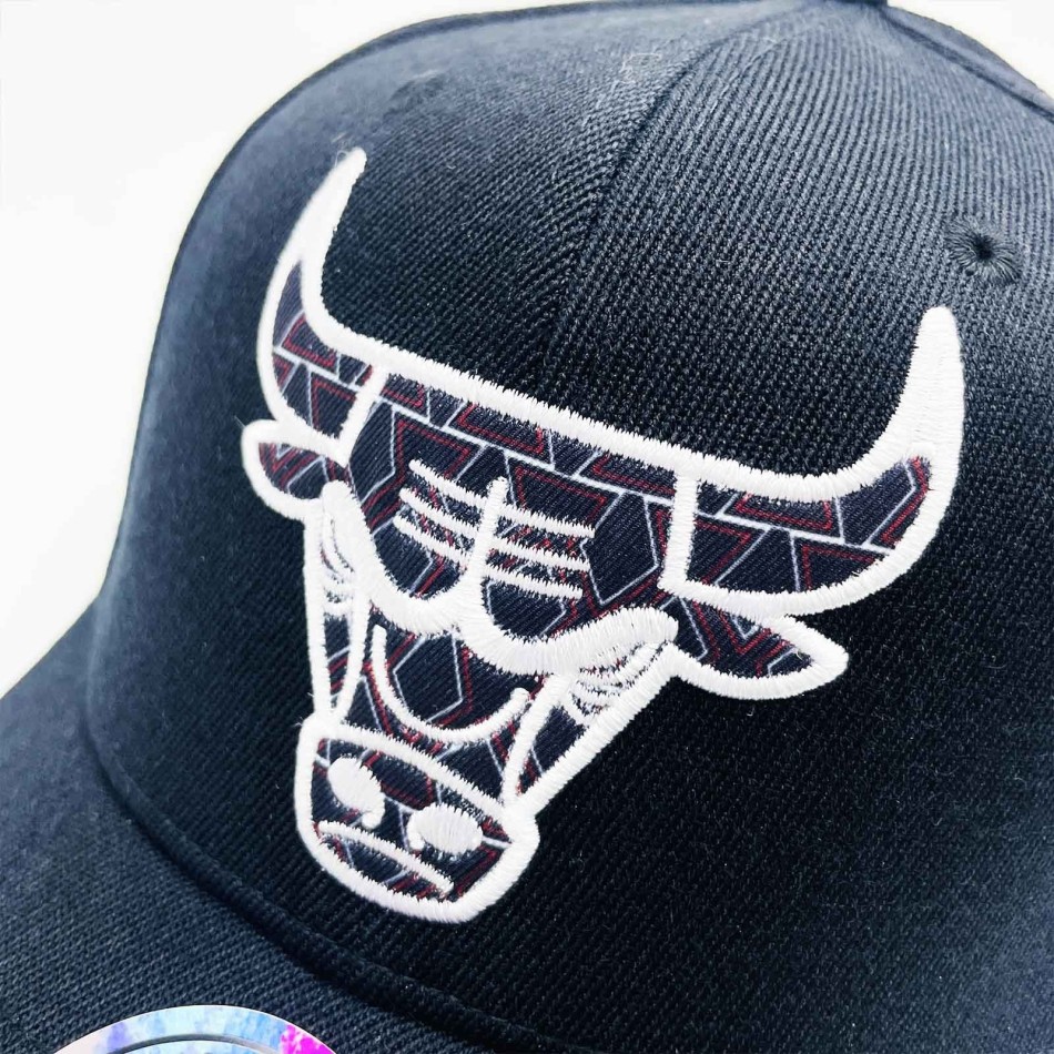 NBA Chicago Bulls "Team Infill Camo Classic" Mütze (NBA-Kappe) Mitchell & Ness auf FrenchMarket