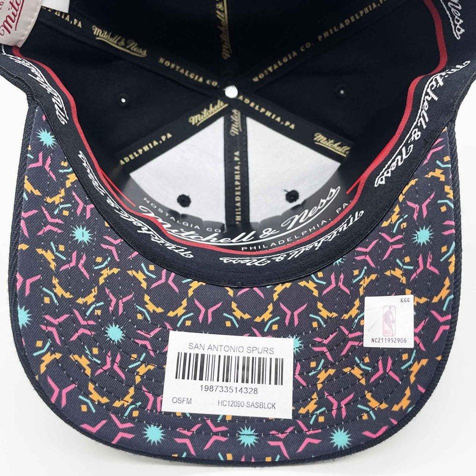 Cappello San Antonio Spurs "Team Infill Camo Classic" NBA (Cappello NBA) Mitchell & Ness chez FrenchMarket