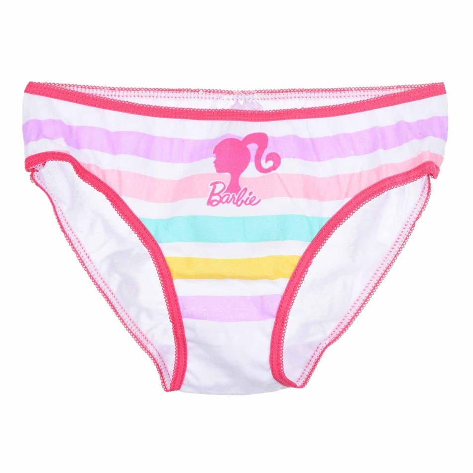 Barbie" katoenen meisjesonderbroek set van 3 (Slipje) French Market chez FrenchMarket