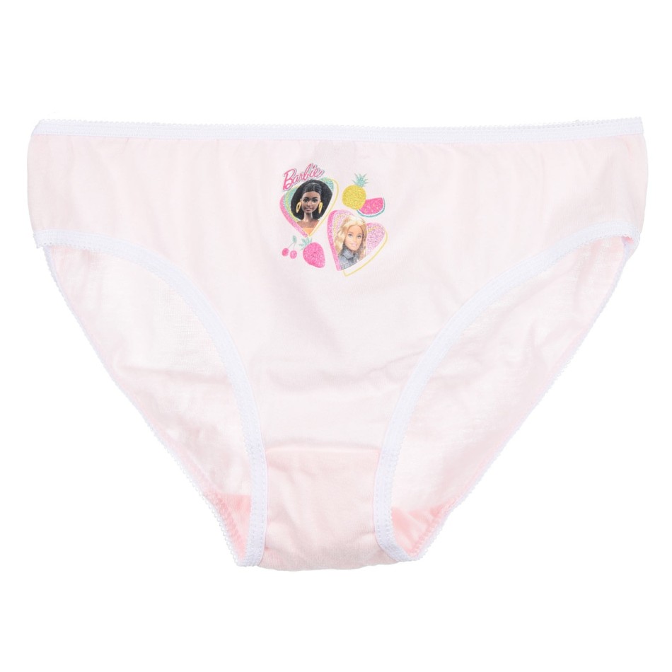 Barbie" Girl bomullstrosor set om 3 - bekväma underkläder - officiell Mattel-licens