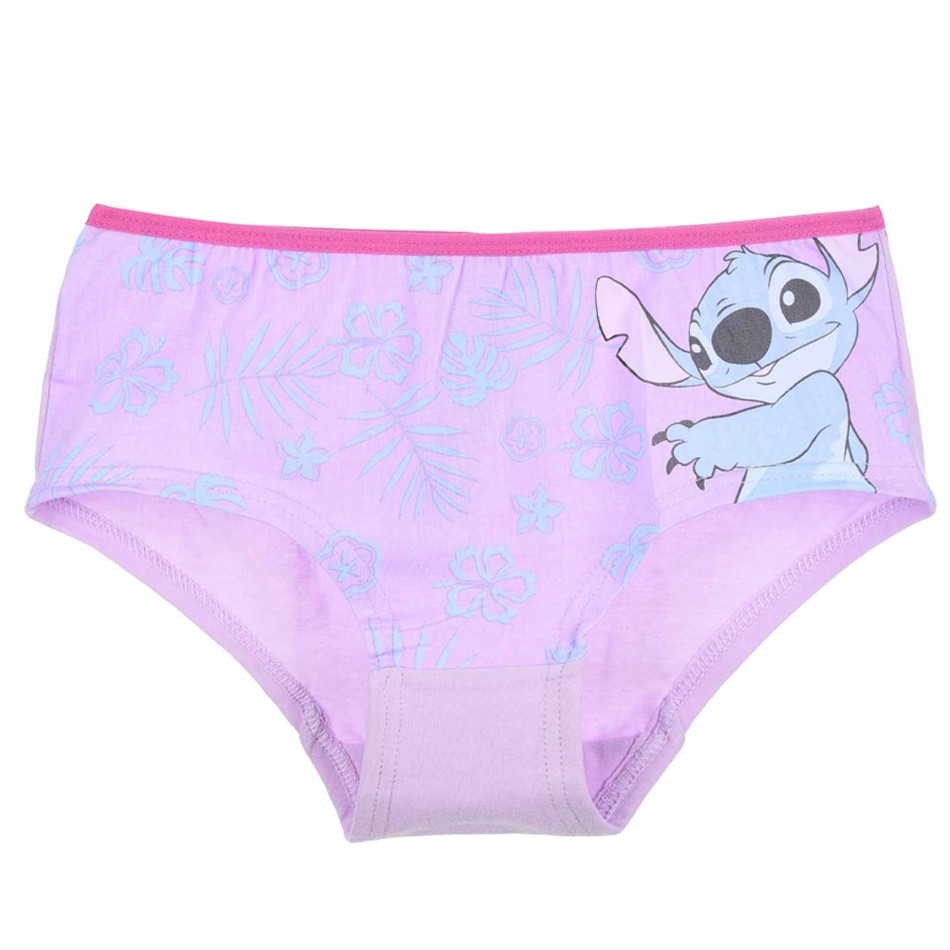 Lot de 4 Shorties Fille Coton "Lilo & Stitch"