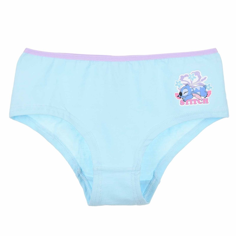 Lote de 4 calzoncillos de algodón para niña Lilo & Stitch (Boxers/Shorty) French Market chez FrenchMarket