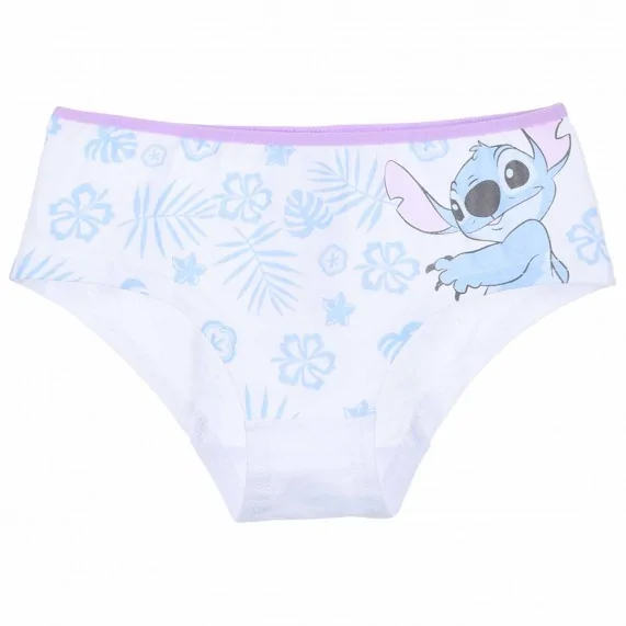 Lot de 4 Shorties Fille Coton "Lilo & Stitch" (Boxers/Shorty) French Market chez FrenchMarket