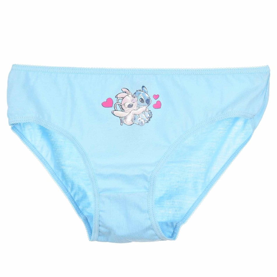 DISNEY Lot of 5 Lilo & Stitch Tjejtrosor 100% bomull billig