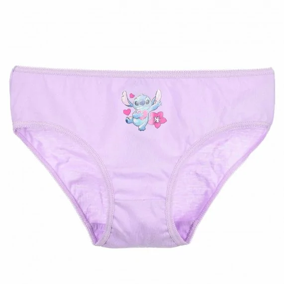 Set of 5 "Lilo & Stitch" Disney Cotton Girl Panties (Panties) French Market on FrenchMarket