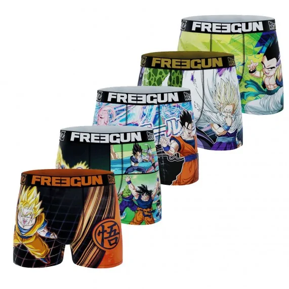 5er Pack Boxershorts Dragon Ball Z (Boxershorts für Männer) Freegun auf FrenchMarket