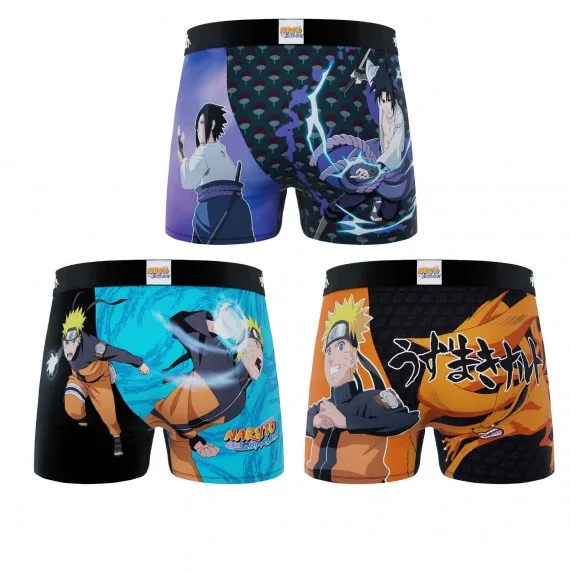 3er-Set Naruto Kinder-Boxershorts (Boy's Boxershorts Pack) Freegun auf FrenchMarket