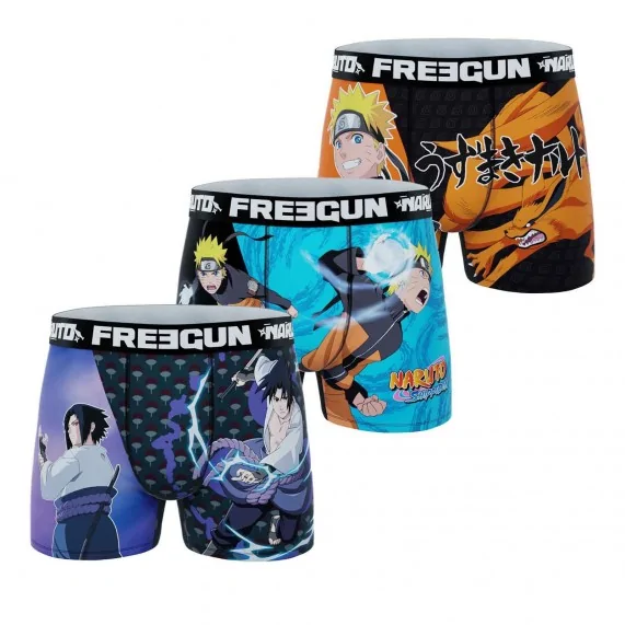 3er-Set Naruto Kinder-Boxershorts (Boy's Boxershorts Pack) Freegun auf FrenchMarket