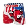 The Laughing Cow" Men's Cotton Boxer Shorts (Men's boxer shorts) Freegun on FrenchMarket
