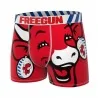 Boxer Mann Baumwolle "La Vache qui rit" (Die Kuh, die lacht) (Boxershorts Mann) Freegun auf FrenchMarket