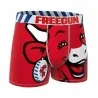 Boxer Mann Baumwolle "La Vache qui rit" (Die Kuh, die lacht) (Boxershorts Mann) Freegun auf FrenchMarket