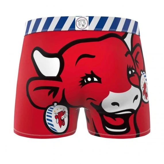 Boxer Mann Baumwolle "La Vache qui rit" (Die Kuh, die lacht) (Boxershorts Mann) Freegun auf FrenchMarket