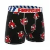 Boxer Mann Baumwolle "La Vache qui rit" (Die Kuh, die lacht) (Boxershorts Mann) Freegun auf FrenchMarket