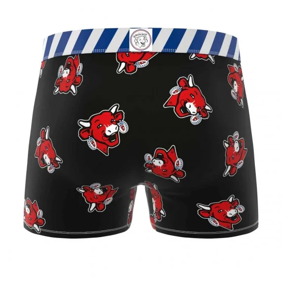 The Laughing Cow" Men's Cotton Boxer Shorts (Men's boxer shorts) Freegun on FrenchMarket