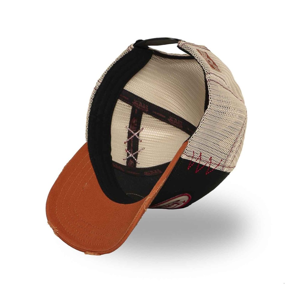 VON DUTCH Truckerkeps "Grey" Sliten effekt