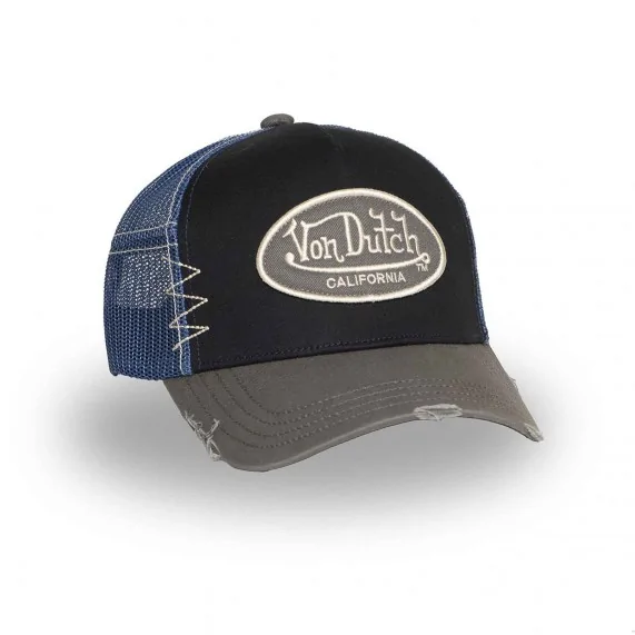 Casquette Trucker Effet Usé "Grey" (Casquettes) Von Dutch chez FrenchMarket