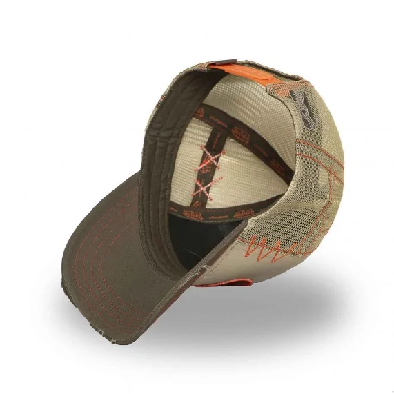 Casquette Trucker Effet Usé "Grey" (Casquettes) Von Dutch chez FrenchMarket