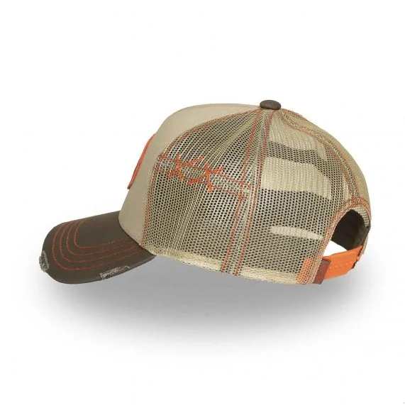 Casquette Trucker Effet Usé "Grey" (Casquettes) Von Dutch chez FrenchMarket