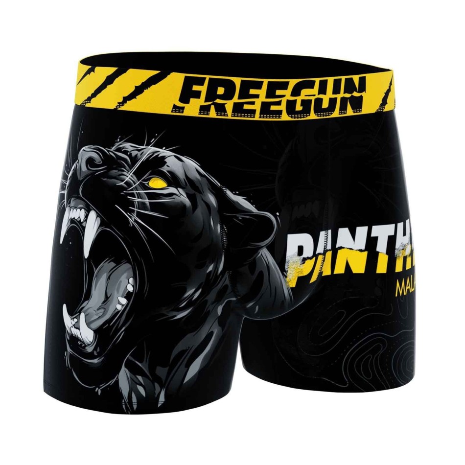 FREEGUN Set of 6 Men's "Animal" Microfiber Boxers Free delivery