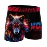 Confezione da 6 boxer da uomo in microfibra animalier (Boxer da uomo) Freegun chez FrenchMarket