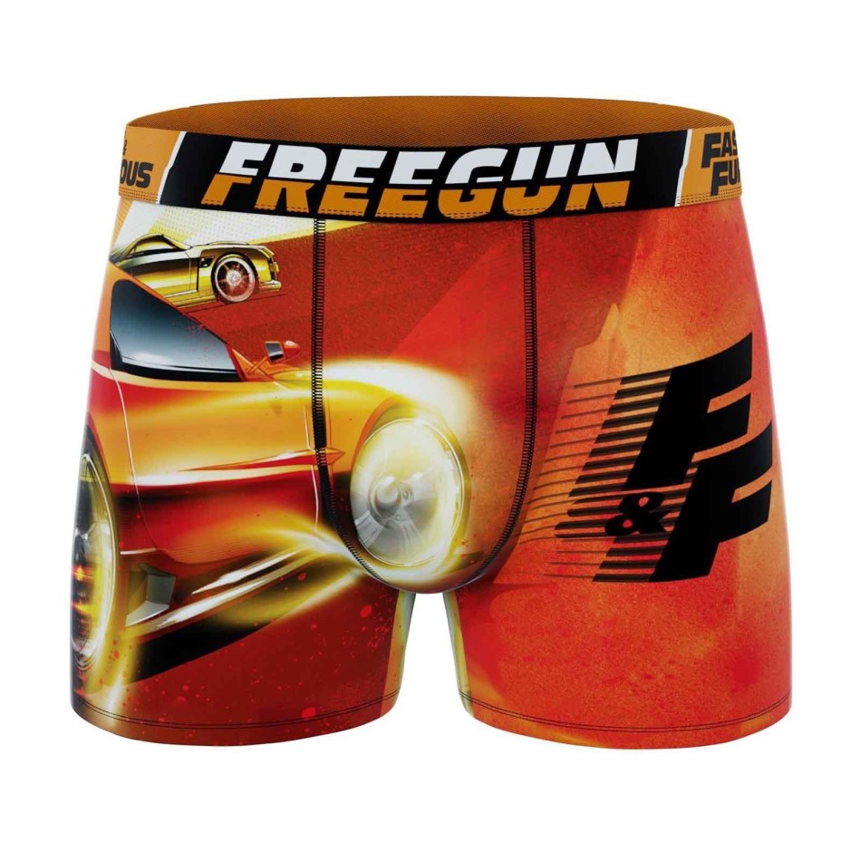 Fast & Furious 2 Men's Microfiber Boxer - Freegun Officiell | Comfort & Style Racing