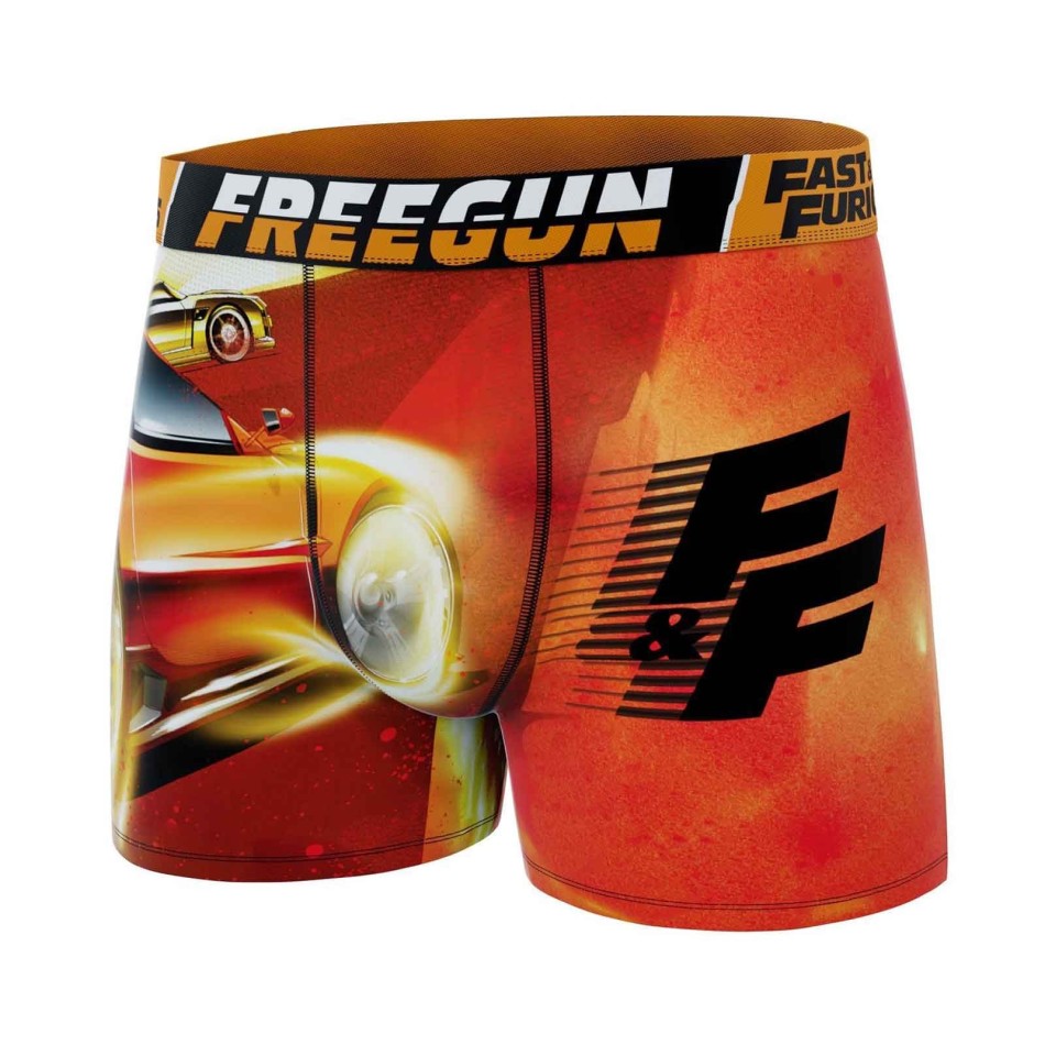 Fast & Furious 2 Men's Microfiber Boxer - Freegun Officiell | Comfort & Style Racing