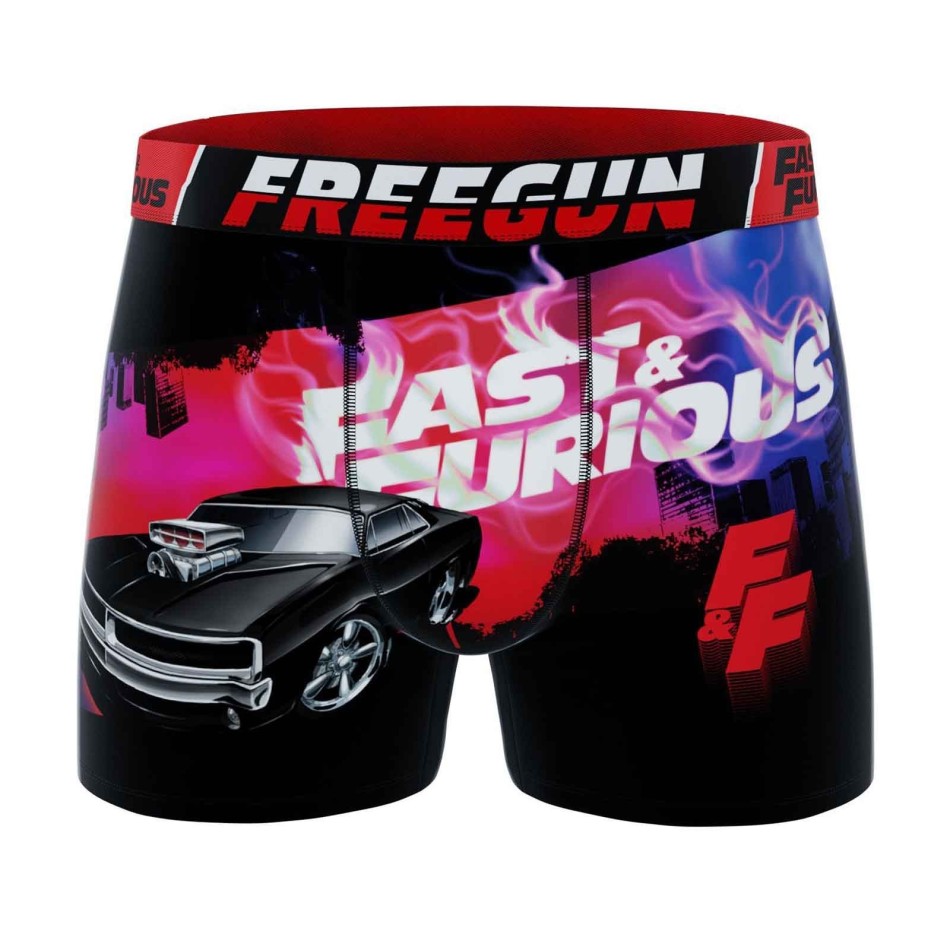 Fast & Furious 2 Men's Microfiber Boxer - Freegun Officiell | Comfort & Style Racing
