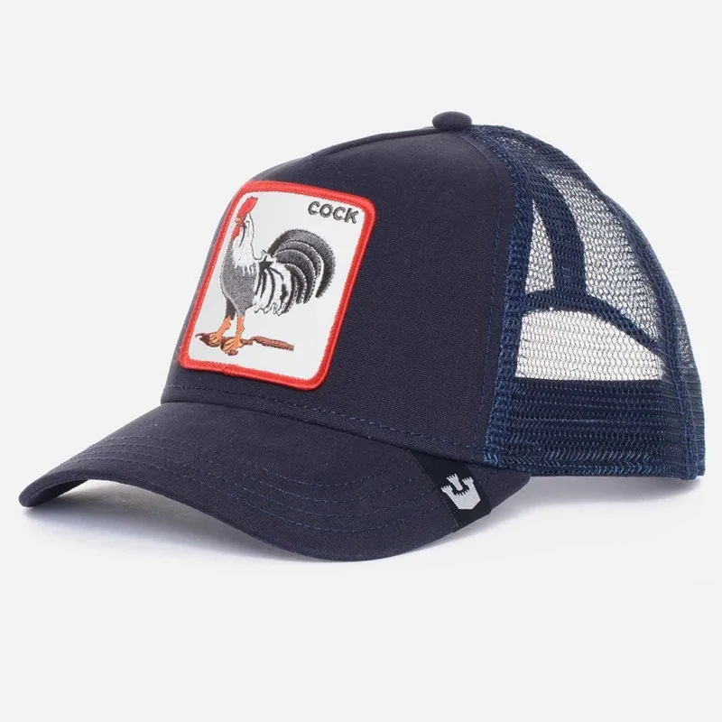 Goorin Bros - Casquette Trucker ROOSTER COCK - Coq Taille Unique Bleu Indigo