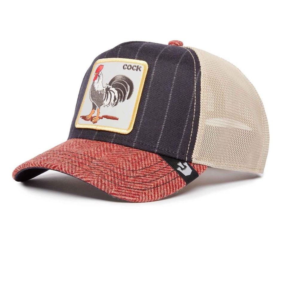 Trucker-keps Goorin Bros "Moon Rooster Luxury - Broderad tupp - Premium Wool & Knit - Blandad